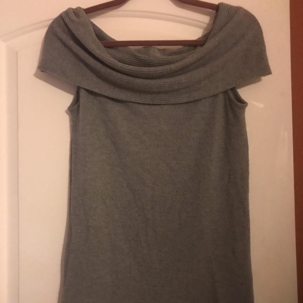Grey Three Dot Maternity Sweater